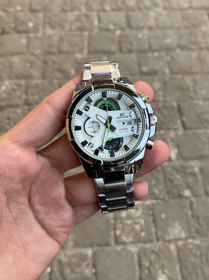 Casio Edifice 540 White Dial Chronograph For Men's Watch