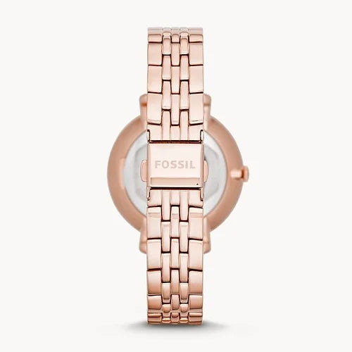 Fossil Jacqueline Rose-Tone Ladies Stainless Steel Watch