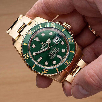 Rolex Automatic Green Dial Men's Watch