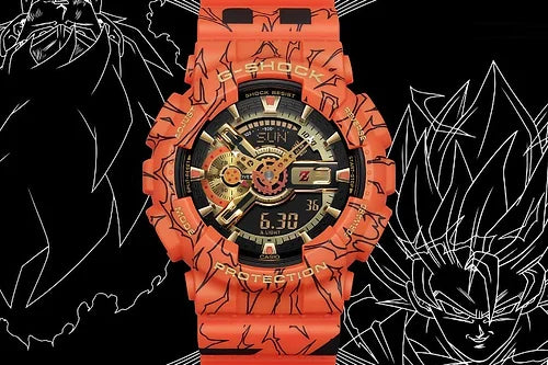 G-Shock Chronograph Black Dial for Men's Sport Analog-Digital Watch